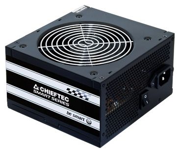 Блок живлення CHIEFTEC Smart (600W), ATX v2.3, 200-240V, >85%, 120мм, 1xMB 24pin(20+4), 1xCPU 8pin(4+4), 2xMolex, 4xSATA, 2xPCIe 8pin(6+2), CE, CB, TUV, RoHS, Retail