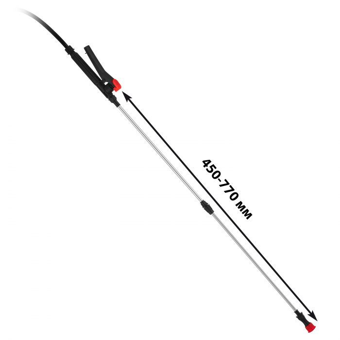 Обприскувач акумуляторний 2E AquaSpray 12LR 12л 12В 1х8А·год 4.5бар 2.9л·хв 4.5кг вольтметр