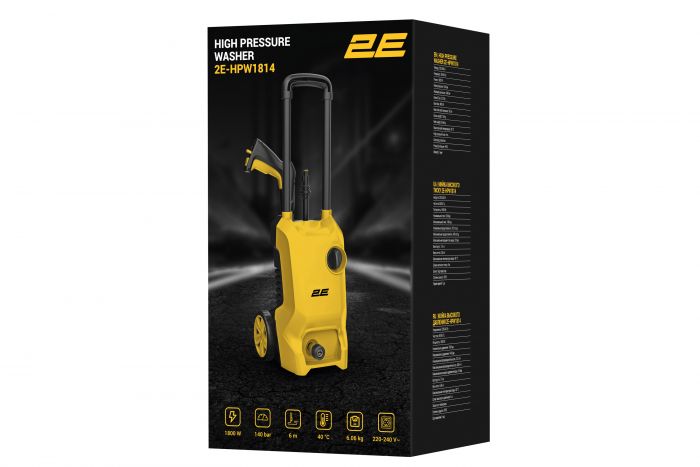 Мінімийка високого тиску 2E 2E-HPW1814, 1800 Вт, 140 бар, 480 л/г, 6м, 6.06 кг
