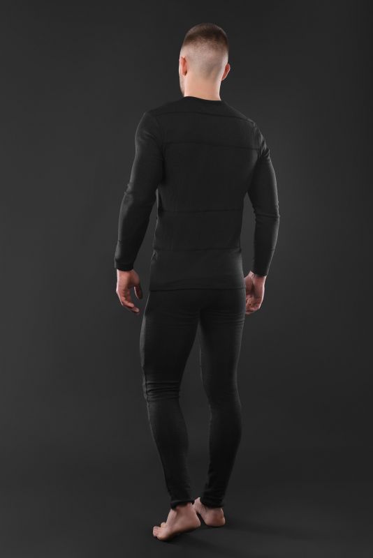 Чоловіча термобілизна з підігрівом 2E eFiber for Men Black, розмір S