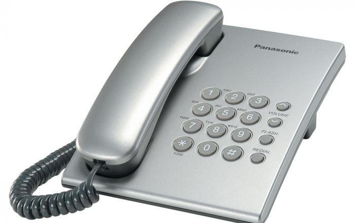 Дротовий телефон Panasonic KX-TS2350UAS Silver