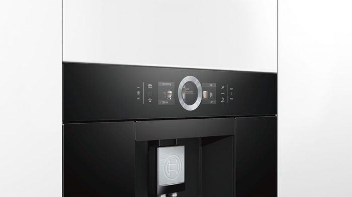 Вбудовувана кавова машина Bosch CTL636ES1 -19Бар/1600Вт/дисплей/нерж. сталь - чорний
