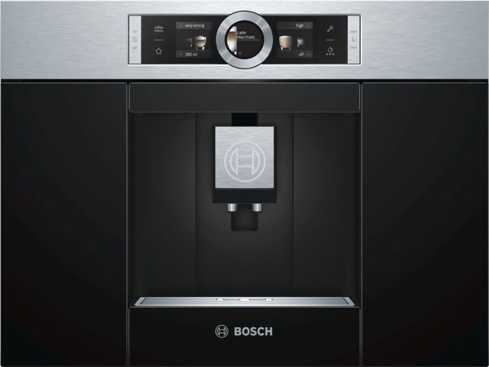 Вбудовувана кавова машина Bosch CTL636ES1 -19Бар/1600Вт/дисплей/нерж. сталь - чорний