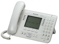 Дротовий IP-телефон Panasonic KX-NT560RU White для АТС Panasonic KX-TDE/NCP/NS