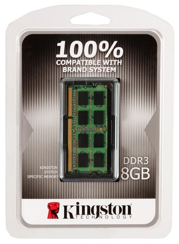 Пам'ять ноутбука Kingston DDR3 8GB 1600 1.35/1.5V