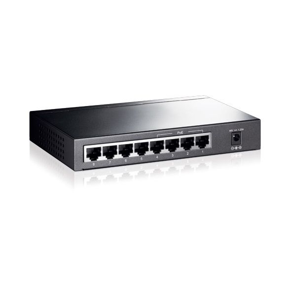 Комутатор TP-LINK TL-SG1008P 8xGE/PoE 65.2W некерований