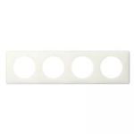 Рамка Legrand 4поста,Celiane, білий глянець