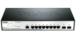Комутатор D-Link DGS-1210-10/ME 8xGE, 2xSFP