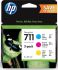 Картридж HP No.711 DesignJet 120/520 CYM (3*28ml) Tri-Pack