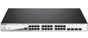 Комутатор D-Link DGS-1210-28P/ME/B 24x1G PoE, 4xSFP