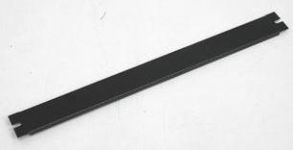 Заглушка ZPAS 19" 1U чорного кольору сталь