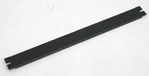 Заглушка ZPAS 19" 1U чорного кольору сталь