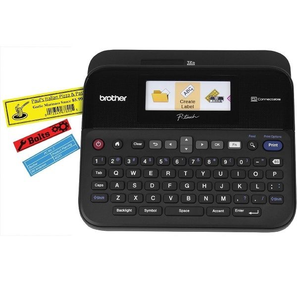 Принтер для друку наклейок Brother P-Touch PT-D600VP в кейсі