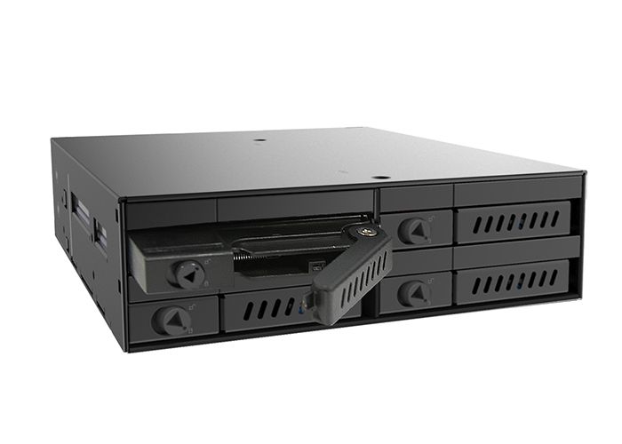 Відсік для накопичувача CHIEFTEC Backplane CMR-425, 4x2.5" HDD/SSD, 1x5.25" EXT Slot, SATA, чорний
