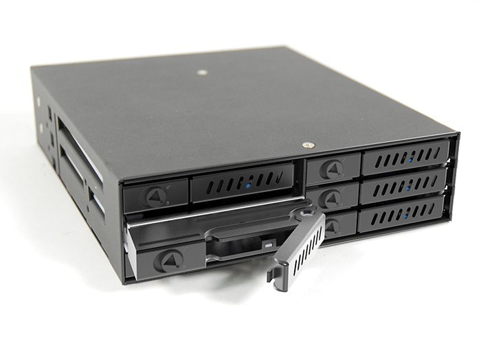 Відсік для накопичувача CHIEFTEC Backplane CMR-625, 6x2.5" HDD/SSD, 1x5.25" EXT Slot, SATA, чорний