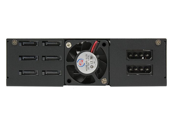 Відсік для накопичувача CHIEFTEC Backplane CMR-625, 6x2.5" HDD/SSD, 1x5.25" EXT Slot, SATA, чорний