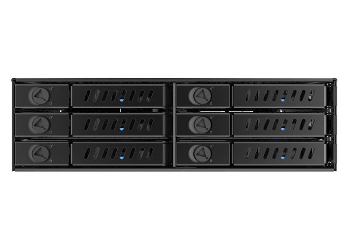Відсік для накопичувача CHIEFTEC Backplane CMR-625, 6x2.5" HDD/SSD, 1x5.25" EXT Slot, SATA, чорний