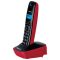 Радіотелефон DECT Panasonic KX-TG1611UAR Black Red
