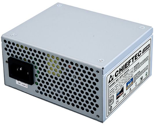 Блок живлення CHIEFTEC Smart  (250W), >85%, 80мм, 1xMB 24pin(20+4), 1xCPU 8pin(4+4), 2xMolex, 2xSATA, SFX, Bulk