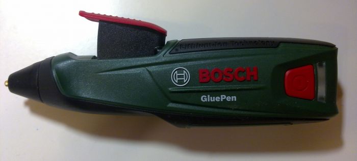 Пістолет клейовий Bosch GluePen акумуляторний, 3.6*1.5 Ач, O стрижня 7 мм, 0.14 кг