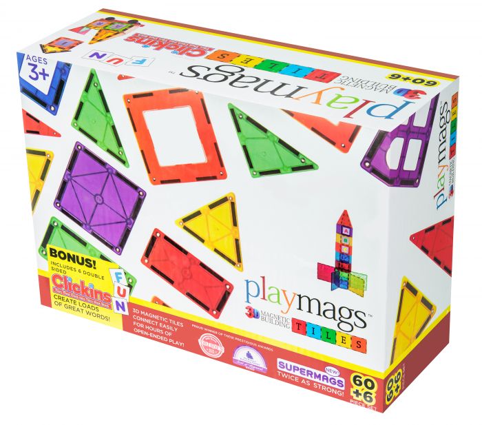 Конструктор Playmags магнітний набір 60 ел. PM158