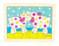 Пазл дерев'яний goki Овечки Susibelle 57506-2