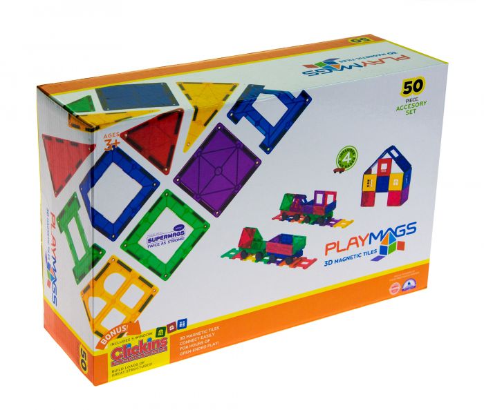 Конструктор Playmags магнітний набір 50 ел. PM153