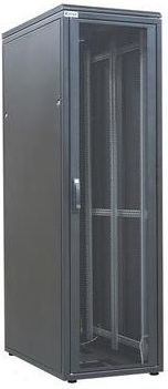 Шафа ZPAS 19" 47U 600x1000, перф.двері WZ-SZBSE-002-5711-11-0000-2-161, чорна