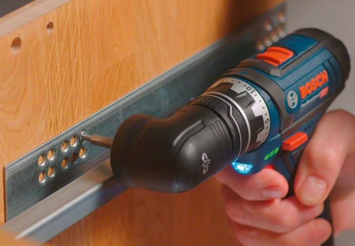 Шуруповерт-дриль Bosch GSR 12V-15 FC, 12В, 2х2.0Ач