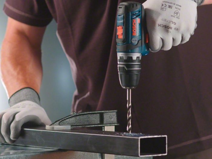 Шуруповерт-дриль Bosch GSR 12V-15 FC, 12В, 2х2.0Ач