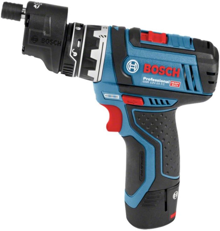 Шуруповерт-дриль Bosch GSR 12V-15 FC, 12В, 2х2.0Ач