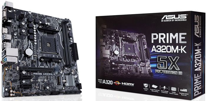 Материнcька плата ASUS PRIME A320M-K sAM4 A320 2xDDR4 HDMI-VGA mATX