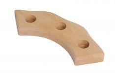 nic Підсвічник святковий дерев'яний напівкруглий натуральний NIC522871