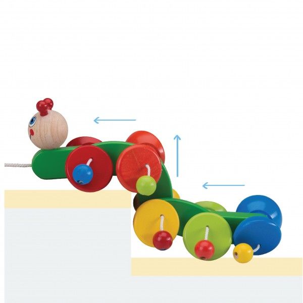 Каталка Wonderworld Весела гусінь WW-4000