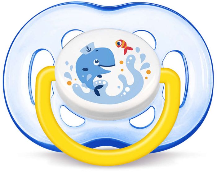 Пустушка Avent Freeflow 18міс+, дихаюча, 2шт, для хлопчиків