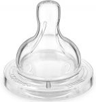 Соска силіконова Avent Classic+ повільний потік 2шт 1+ SCF632/27