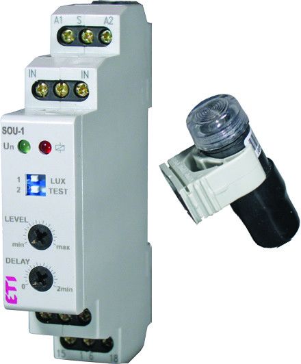 Сутінкове реле ETI, SOU-1 230V AC (1x16A_AC1)