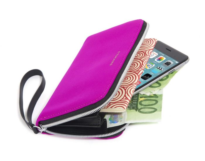 Гаманець Tucano Sicuro Pochette, неопрен, рожевий
