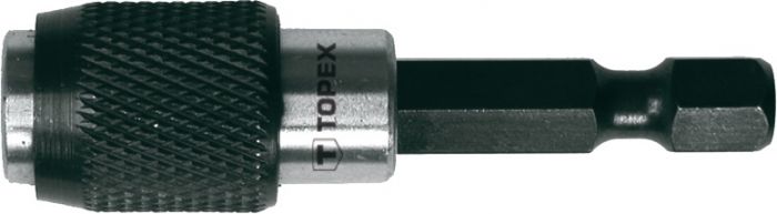 Тримач насадок TOPEX, 1/4", механізм, що замикається, 60 мм