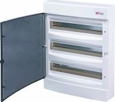 Щит зовнішній розподільчий ECT 3x18PT (54модулі прозорі дверцята)