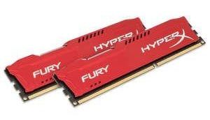 Память до ПК Kingston DDR3 1600 8GB KIT (4GBx2) HyperX Fury Red