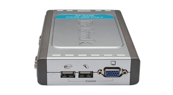 KVM-перемикач D-Link DKVM-4U 4xUSB, 4xVGA