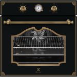 Духова шафа електрична Electrolux OPEB2320R, 72 л, А, телескопічні направляючі, Матовий чорний