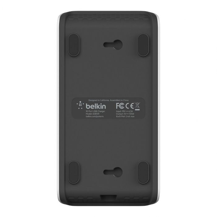 Станція для підзарядки Belkin RockStar 10 PORT USB-A CHARGER 2.4 Amp, 120W