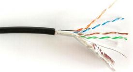 Кабель DIGITUS CAT 5e F-UTP, 305m, AWG 24/1, outdoor, black