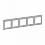 Рамка 5 постів Алюміній, Valena LIFE