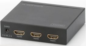 Відеокомутатор DIGITUS HDMI (INx3 - OUTx1),4K