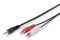 Кабель ASSMANN аудіо (jack 3.5мм-M/RCA-Mx2) Stereo Cable 1.5м