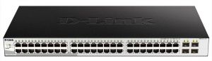 Комутатор D-Link DGS-1210-52/ME/B 48xGE, 4xSFP/GE, MetroEthernet