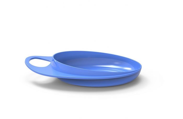 Тарілка для годування Nuvita Easy Eating дрібна 2шт. синя NV8451Blue